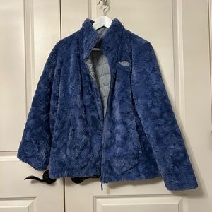 The North Face Reversible Sherpa Jacket (Blue/Grey)
